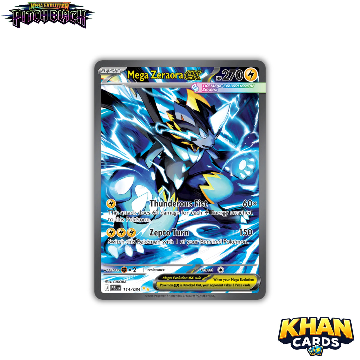 Pokémon Pitch Black Booster Pack - Mega Evolution - Live Opening or Sent Sealed - Pokemon TCG