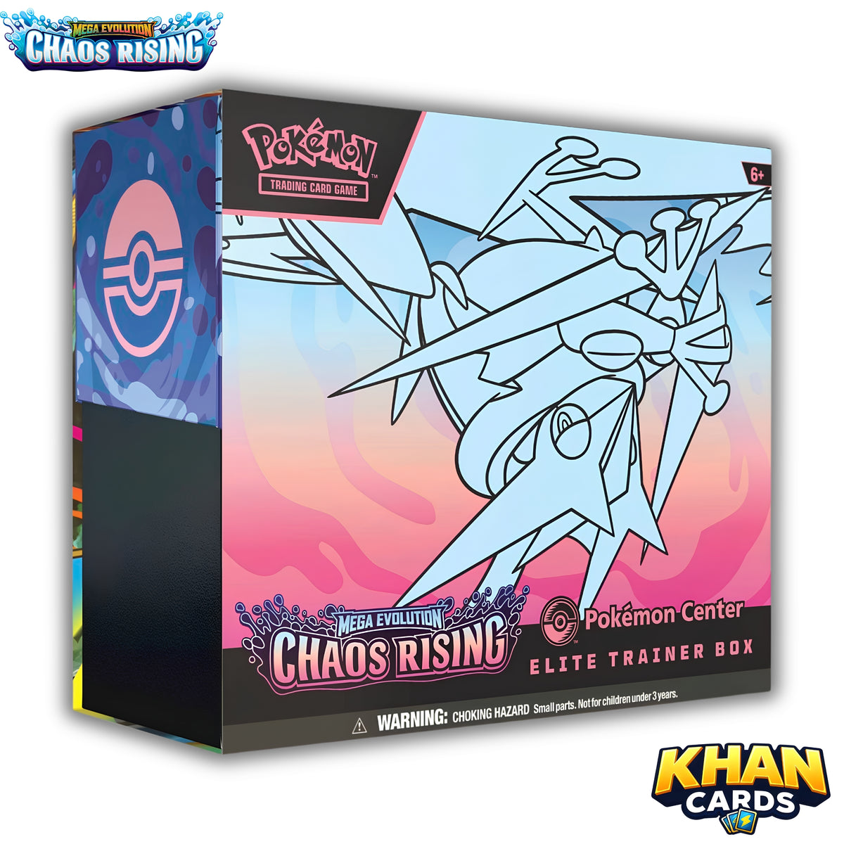 Chaos Rising Pokemon Center ETB – 11 Packs – Fennekin Promo – Live Opening or Sent Sealed – Pokemon TCG