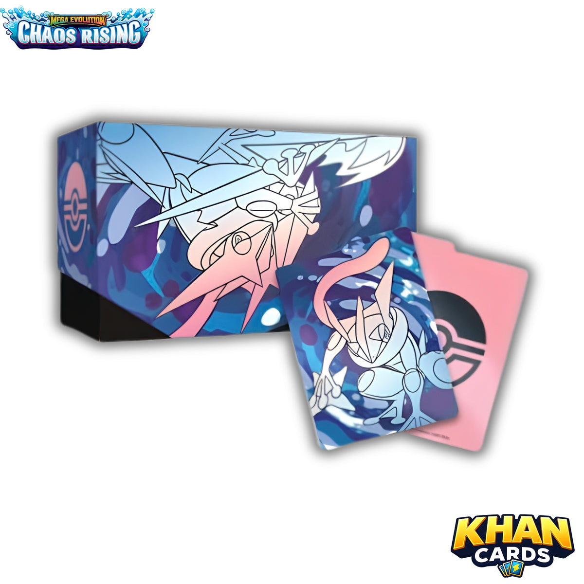 Chaos Rising Pokemon Center ETB – 11 Packs – Fennekin Promo – Live Opening or Sent Sealed – Pokemon TCG