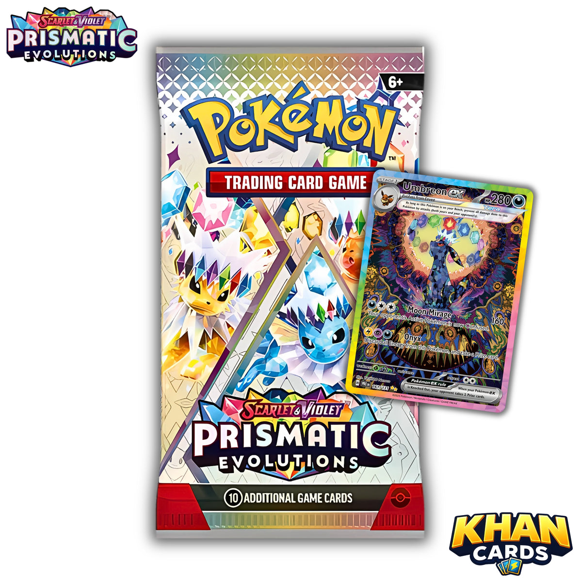Pokémon Prismatic Evolutions Booster Pack - Live Opening or Sent Sealed - Pokemon Trading Card Game
