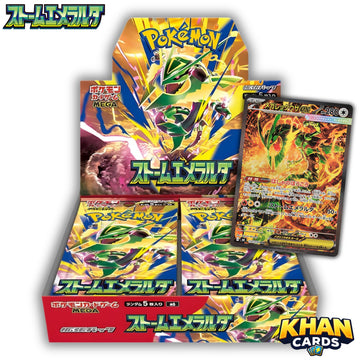Pokémon Storm Emeralda Booster Box – Japanese – 30 Packs – Live Opening or Sent Sealed – Pokemon TCG