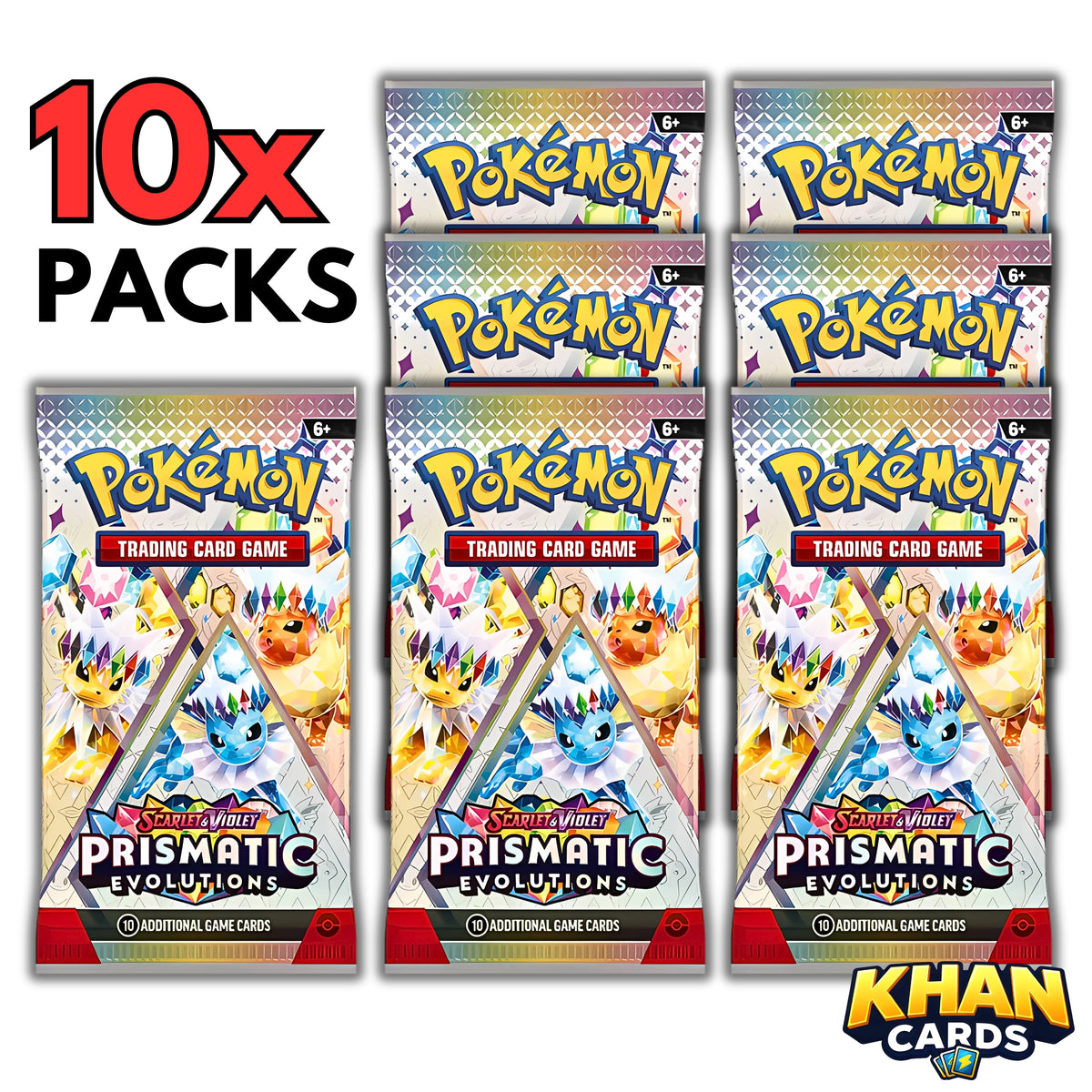 Pokémon Prismatic Evolutions Booster Pack - Live Opening or Sent Sealed - Pokemon Trading Card Game