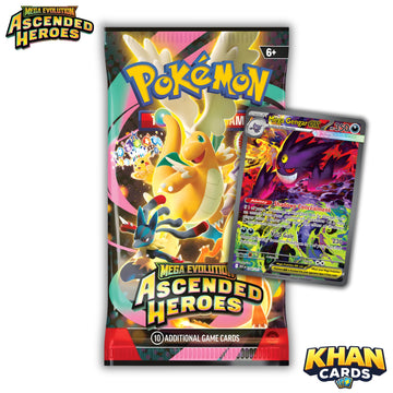 Pokémon Ascended Heroes Booster Pack - Mega Evolution - Live Opening or Sent Sealed – Pokemon TCG