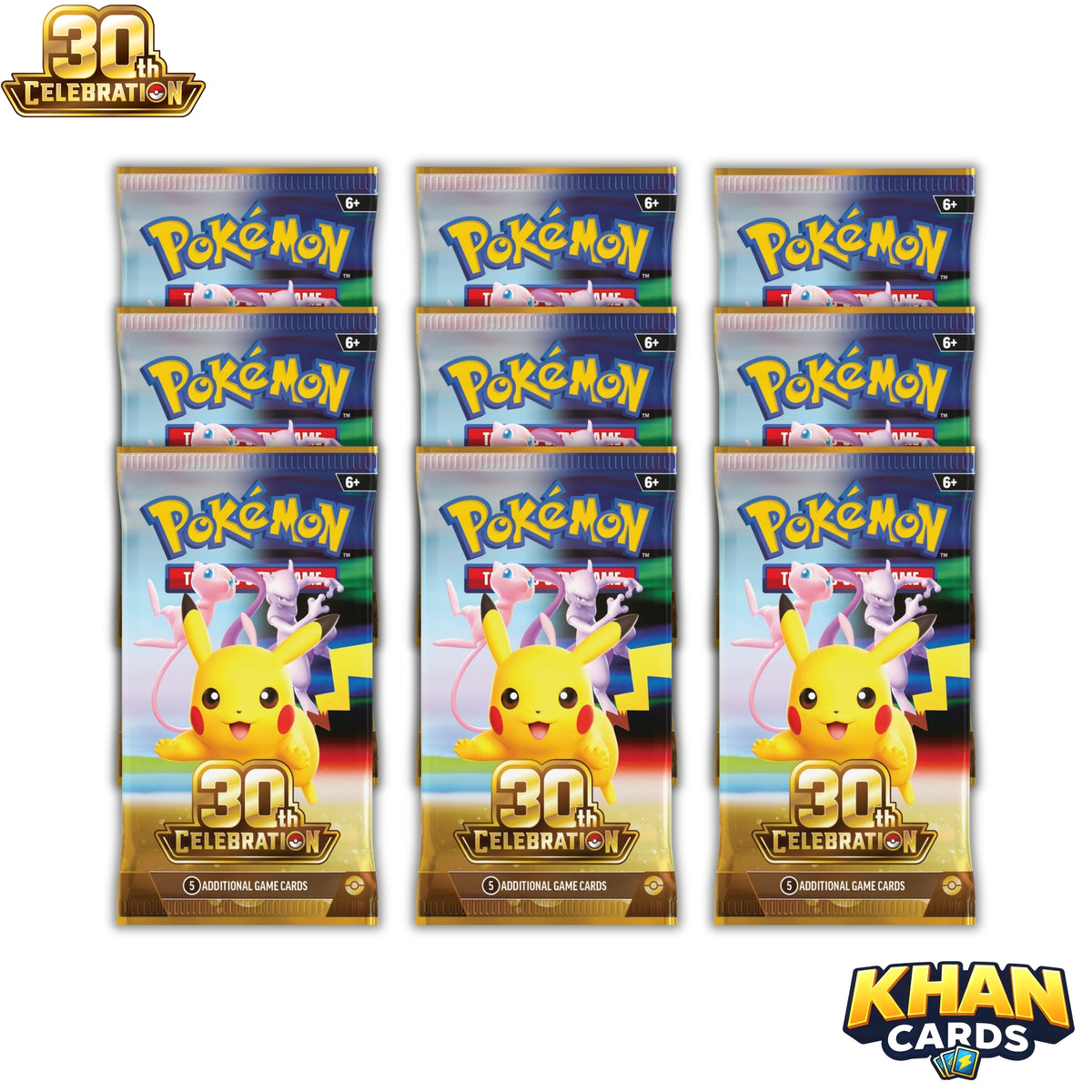 Pokémon 30th Celebration ETB – Elite Trainer Box – 9 Packs – Nidorina Promo – Live Opening or Sent Sealed