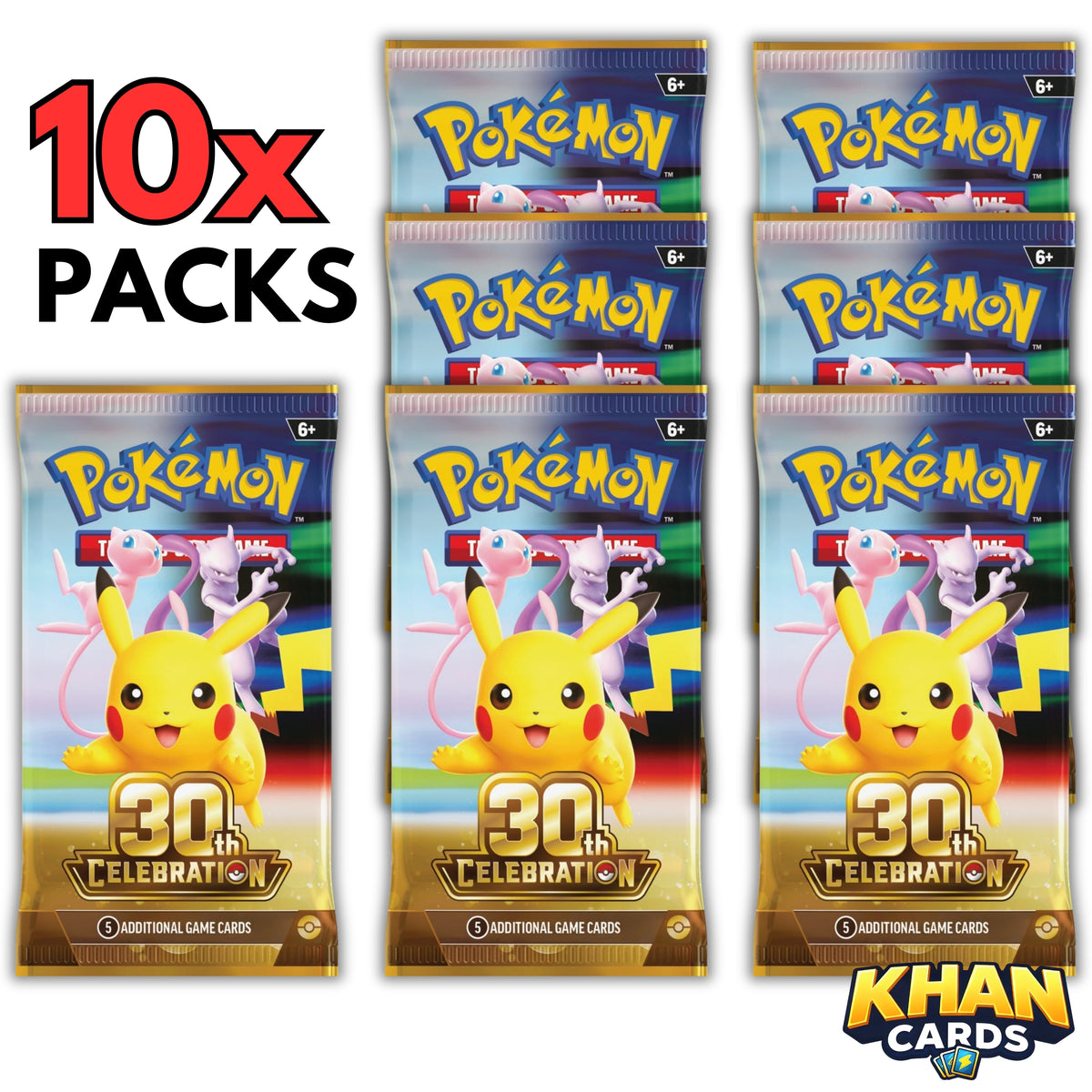 Pokémon 30th Celebration Booster Pack - English - Live Opening or Sent Sealed - Pokemon TCG