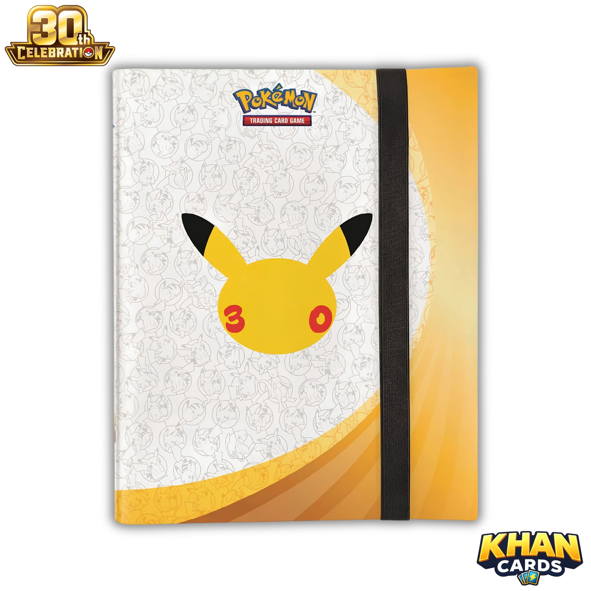 Pokémon 30th Celebration Binder Collection – 5 Booster Packs + 9-Pocket Binder – Live Opening or Sent Sealed