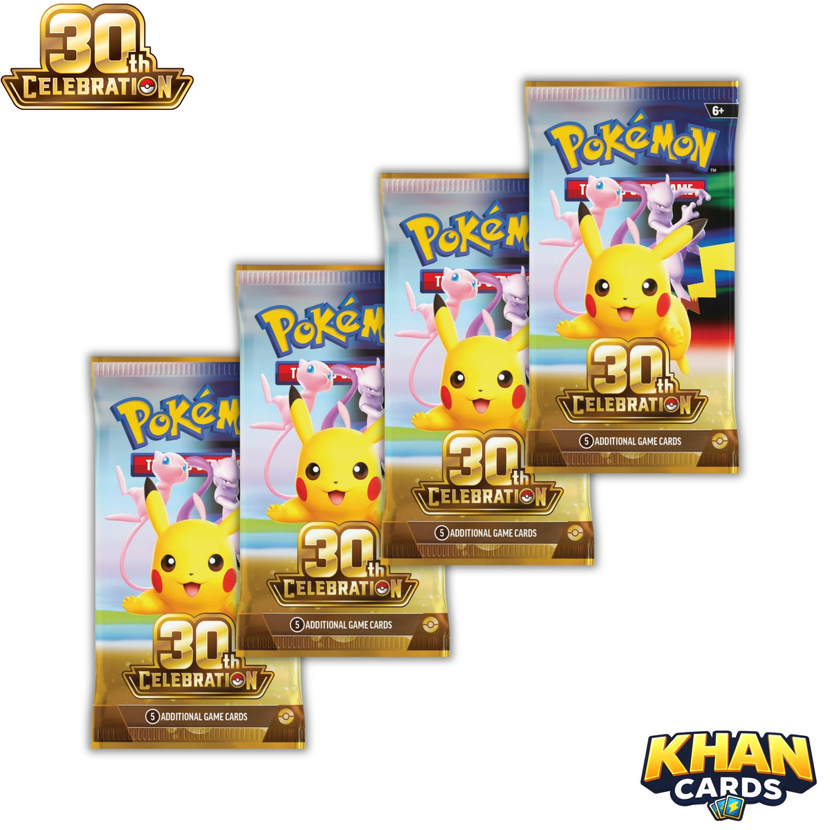 Pokémon 30th Celebration ex Tin – Sylveon or Greninja – Pick Your Tin – 4 Booster Packs - Pokemon TCG