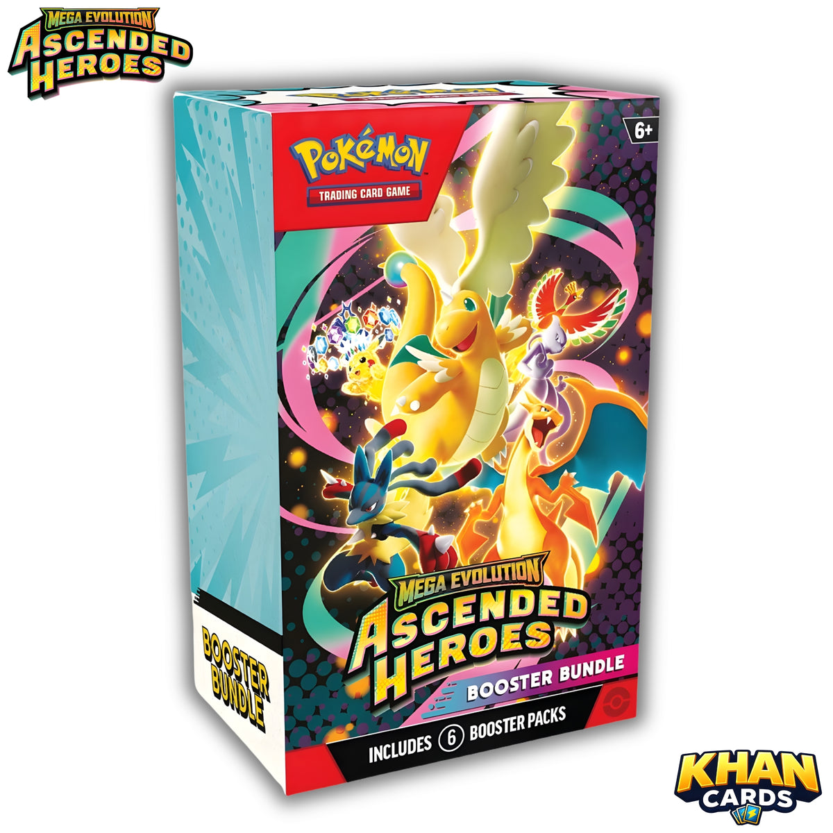 Pokemon Ascended Heroes Booster Bundle – 6 Packs – Live Opening or Sent Sealed – Pokemon TCG