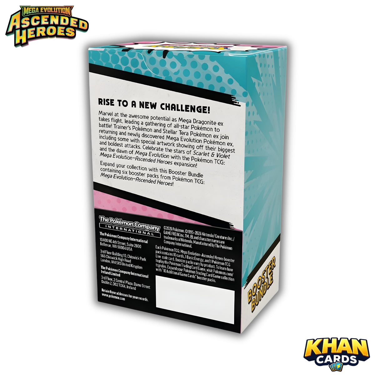 Pokemon Ascended Heroes Booster Bundle – 6 Packs – Live Opening or Sent Sealed – Pokemon TCG