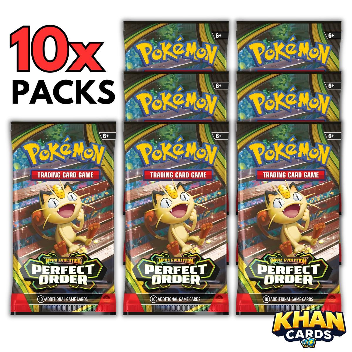Pokémon Perfect Order Booster Pack - Mega Evolution - Live Opening or Sent Sealed - Pokemon Trading Card Game