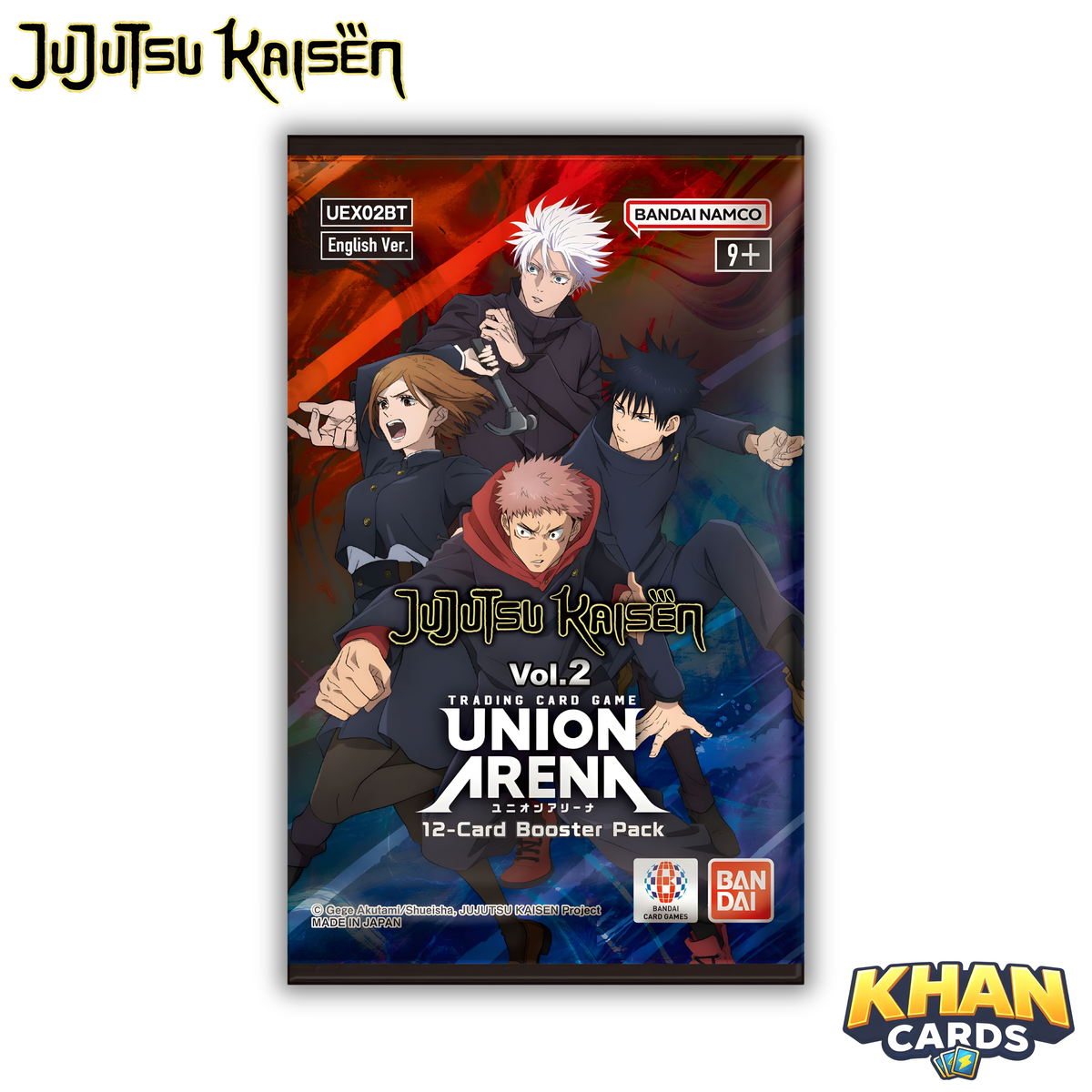 Union Arena – Jujutsu Kaisen Vol.2 Booster Pack – English – Anime Trading Card Game