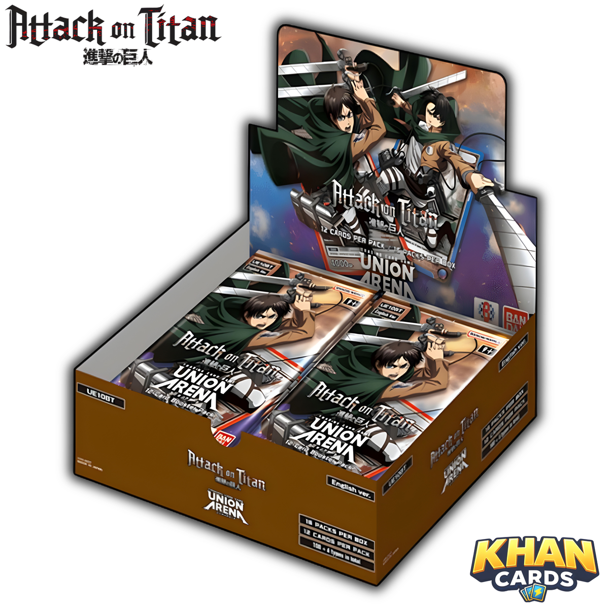 Union Arena – Attack on Titan Booster Box – English – Anime Trading Card Game