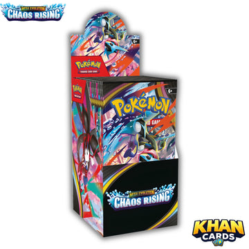 Pokemon Chaos Rising Half Booster Box – 18 Packs – Live Opening or Sent Sealed – Pokemon TCG