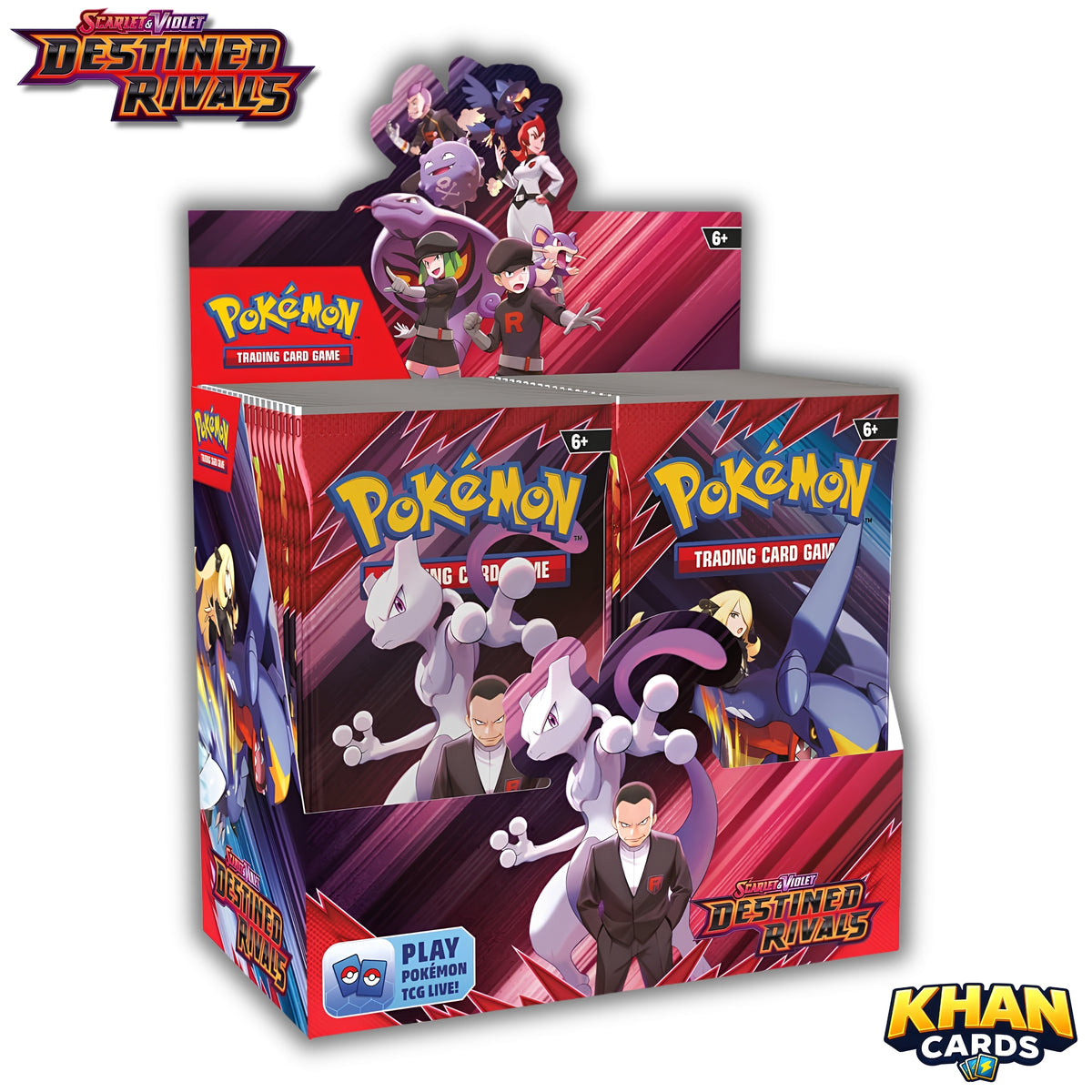 Pokémon Destined Rivals Booster Box – 36 Packs – Live Opening or Sent Sealed – Pokemon TCG